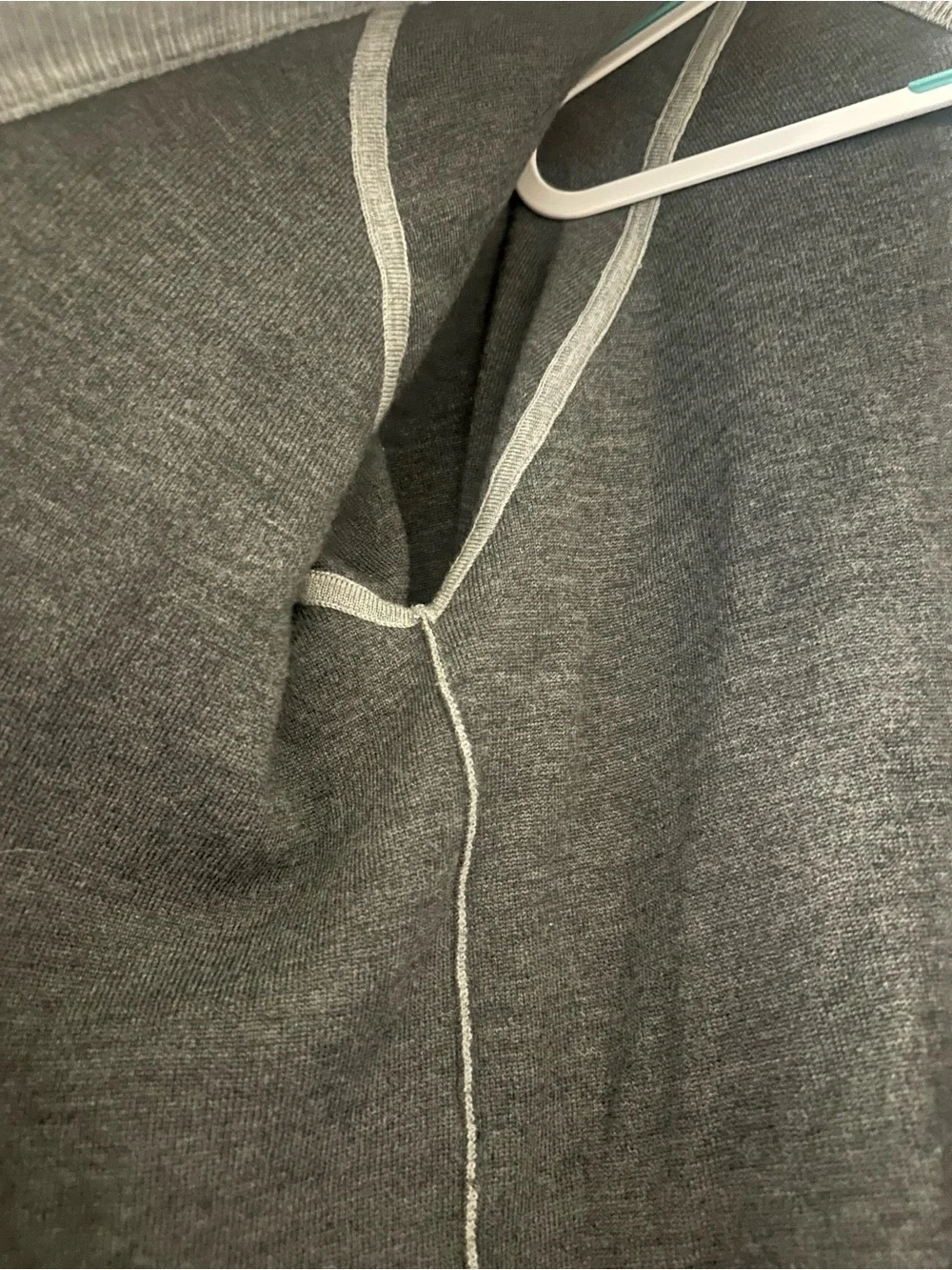 lululemon athletica Reversible Gray Open-Front Cardigan with Pockets